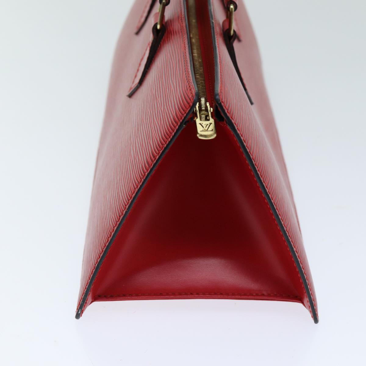 LOUIS VUITTON Epi Sac Triangle Hand Bag Red M52097 LV 75499