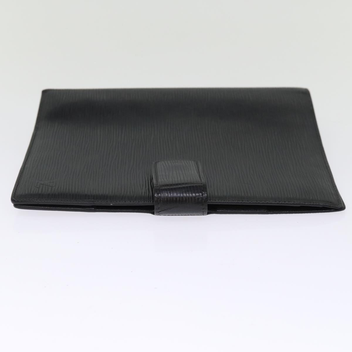 LOUIS VUITTON Epi Agenda GM Day Planner Cover Black R20212 LV 75521