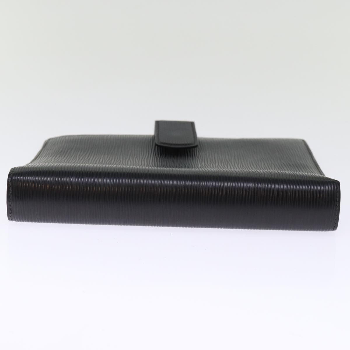 LOUIS VUITTON Epi Agenda GM Day Planner Cover Black R20212 LV 75521
