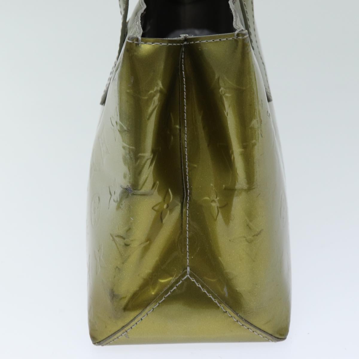 LOUIS VUITTON Monogram Vernis Wilshire PM Bag Gris Art Deco M91627 LV 75527
