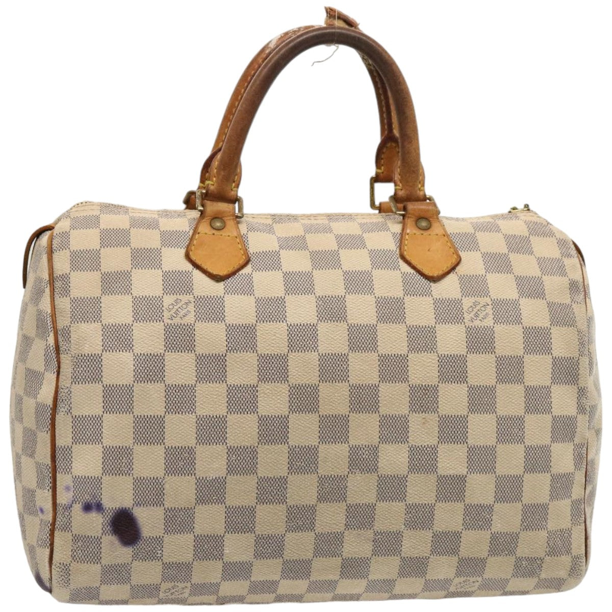 LOUIS VUITTON Damier Azur Speedy 30 Hand Bag N41533 LV 75554