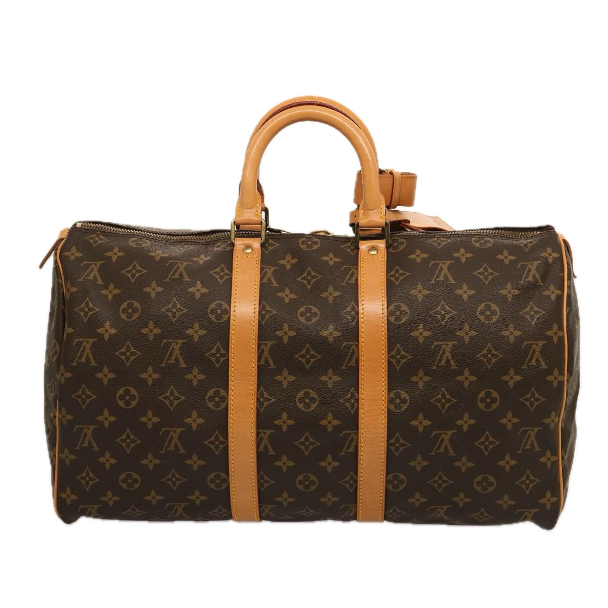 LOUIS VUITTON Monogram Keepall 45 Boston Bag M41428 LV 75557