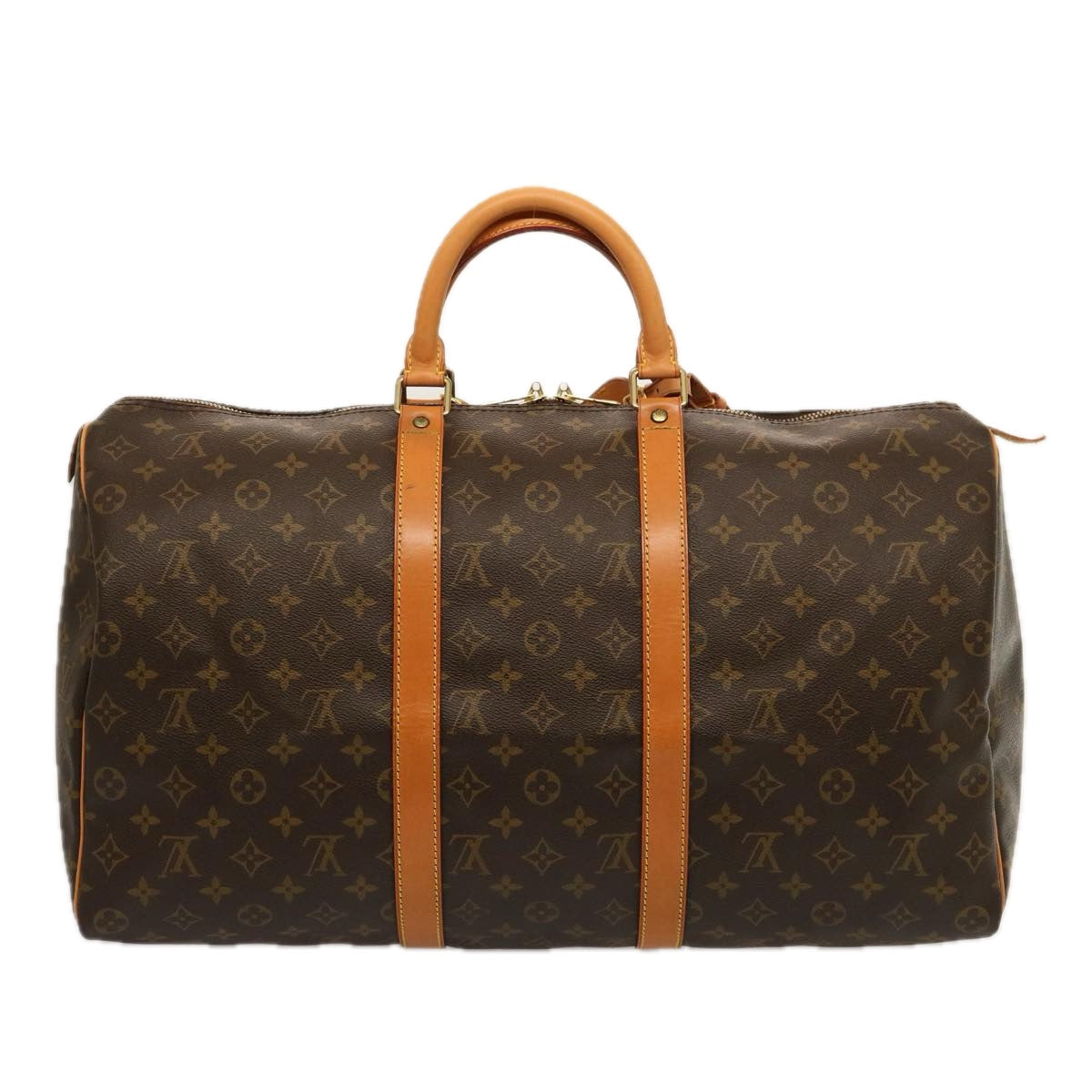 LOUIS VUITTON Monogram Keepall 50 Boston Bag M41426 LV 75559