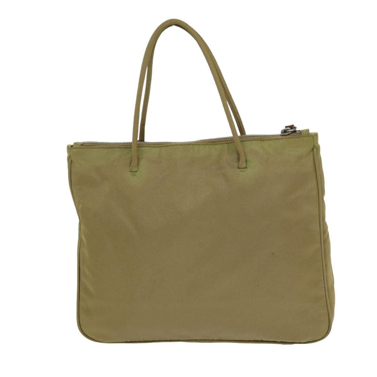 PRADA Tote Bag Nylon Beige 75578