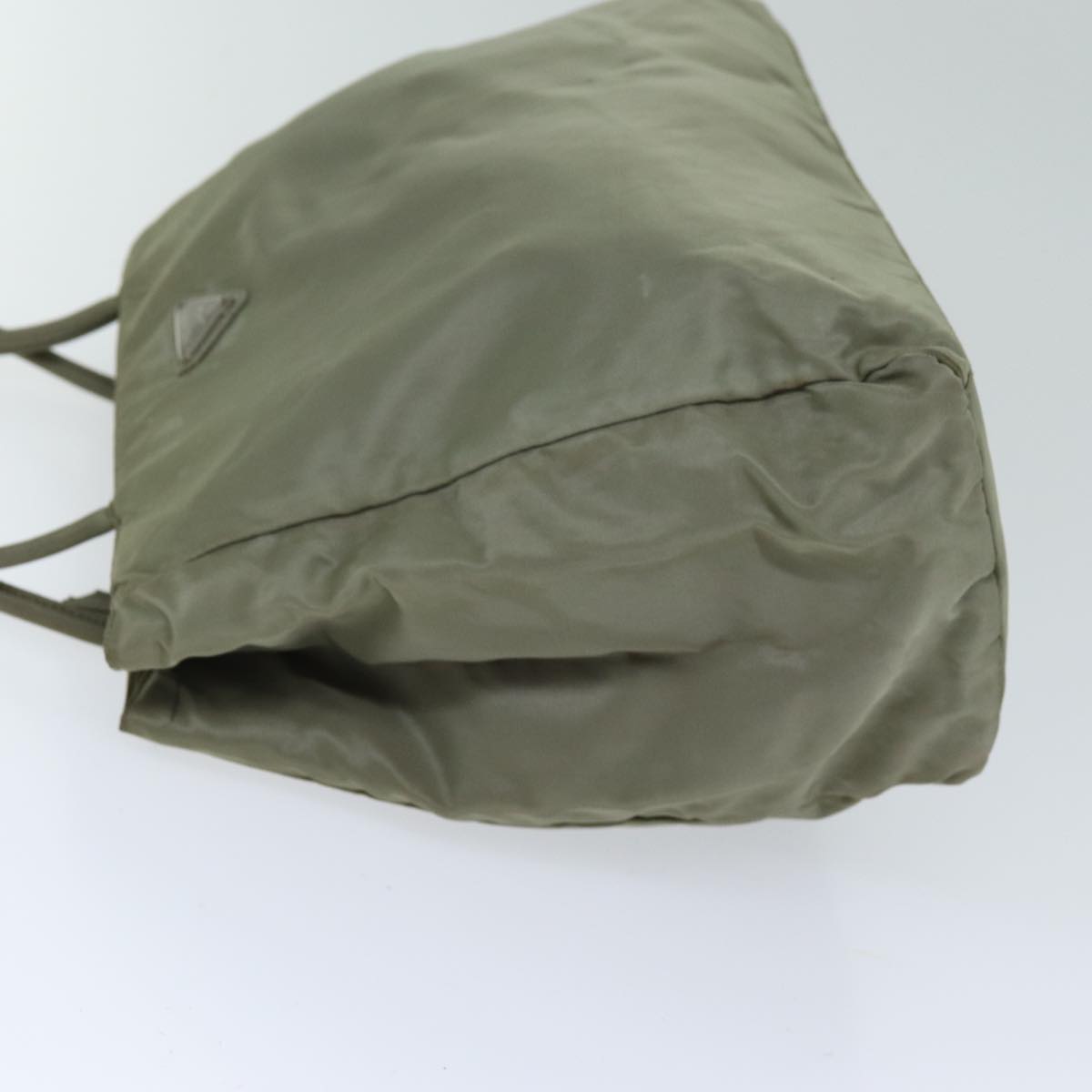 PRADA Tote Bag Nylon Khaki 75580