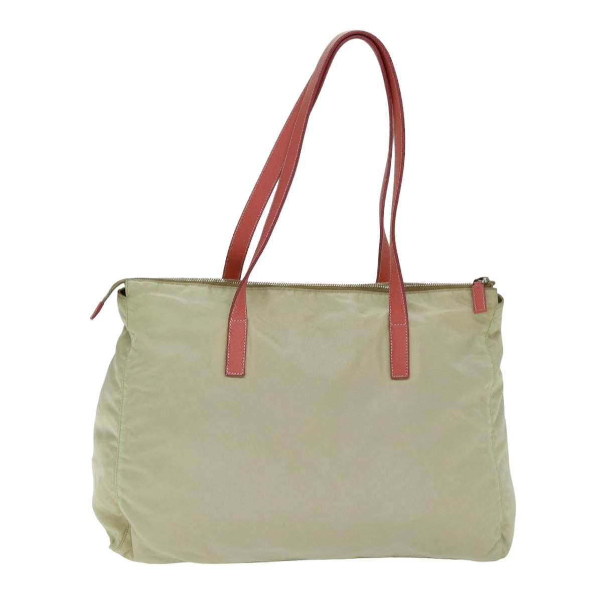 PRADA Tote Bag Nylon Cream 75587
