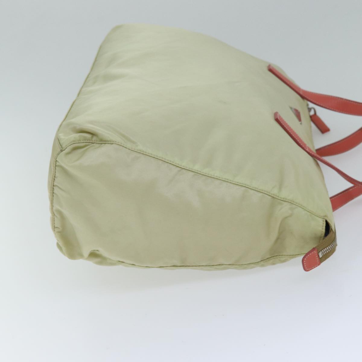 PRADA Tote Bag Nylon Cream 75587
