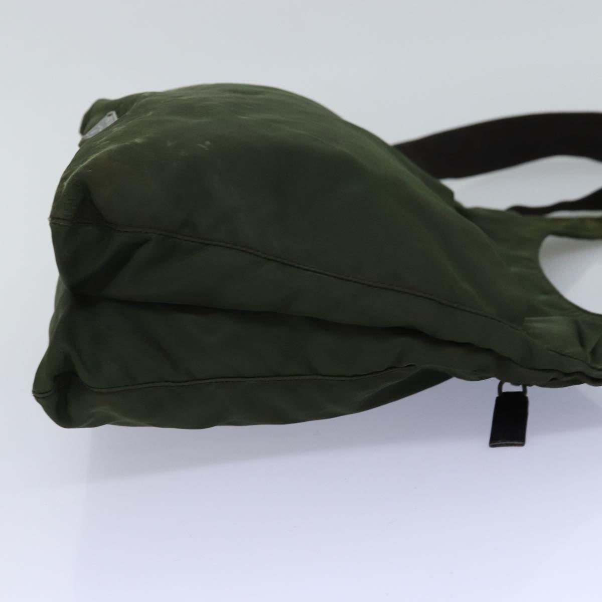 PRADA Shoulder Bag Nylon Khaki 75614