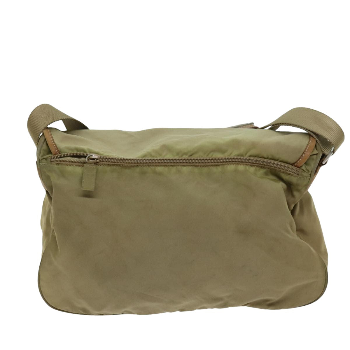 PRADA Shoulder Bag Nylon Beige 75615
