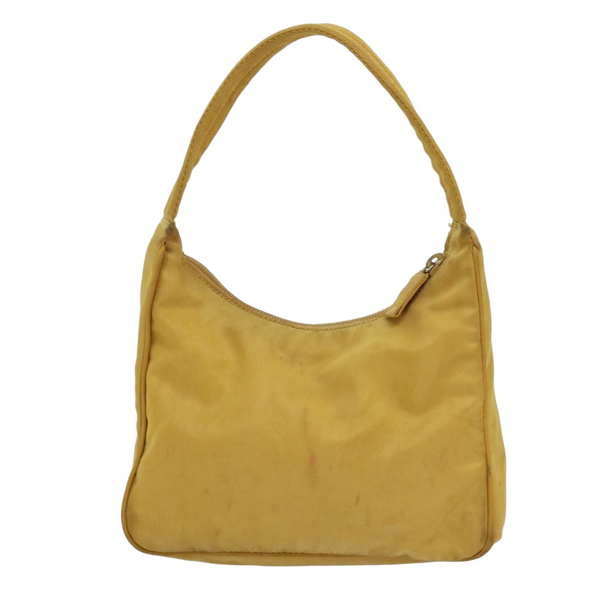 PRADA Hand Bag Nylon Yellow 75633