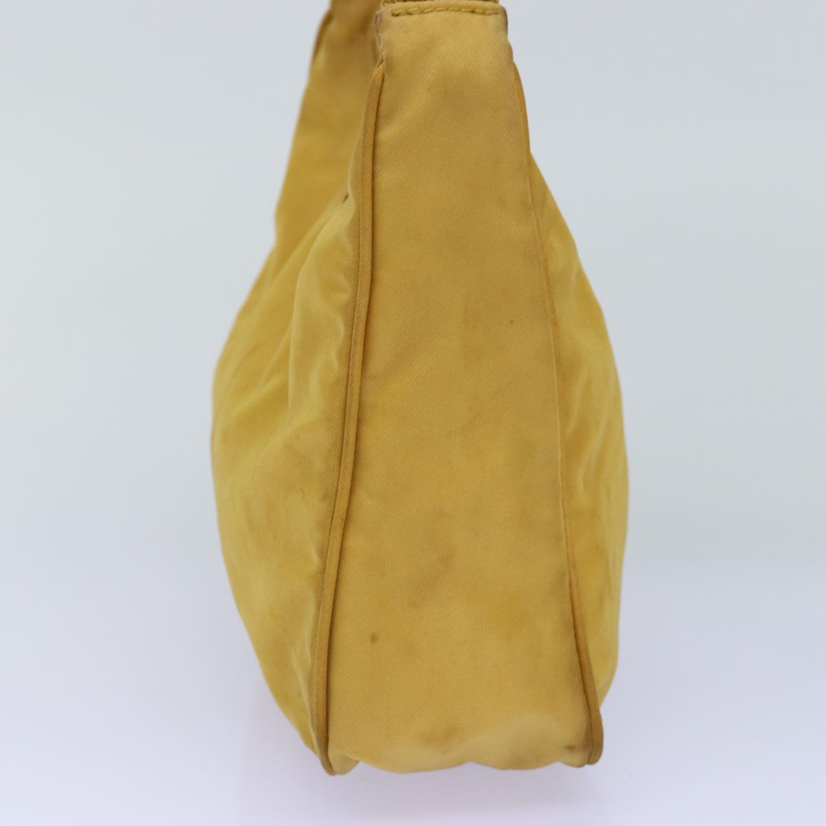 PRADA Hand Bag Nylon Yellow 75633