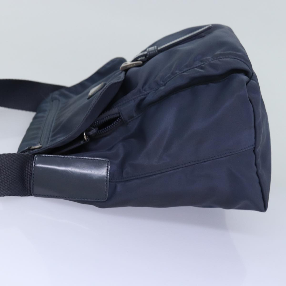 PRADA Shoulder Bag Nylon Navy 75634