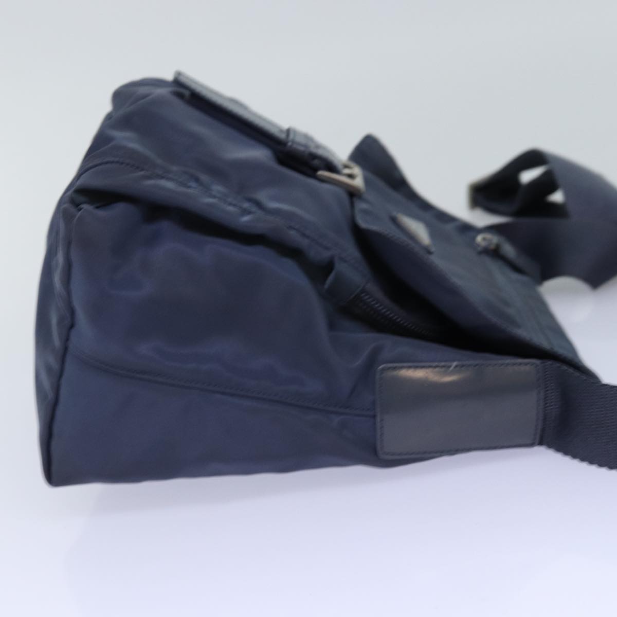 PRADA Shoulder Bag Nylon Navy 75634