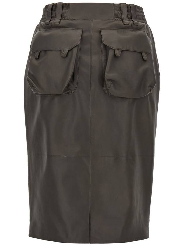 Saint Laurent Saint Laurent Leather Skirt