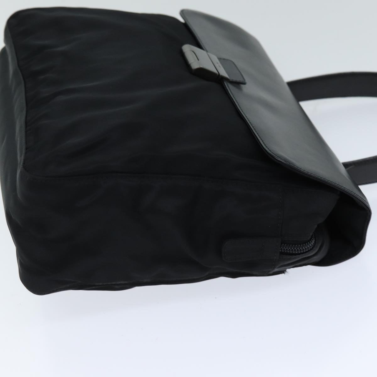 PRADA Hand Bag Nylon Black 75647