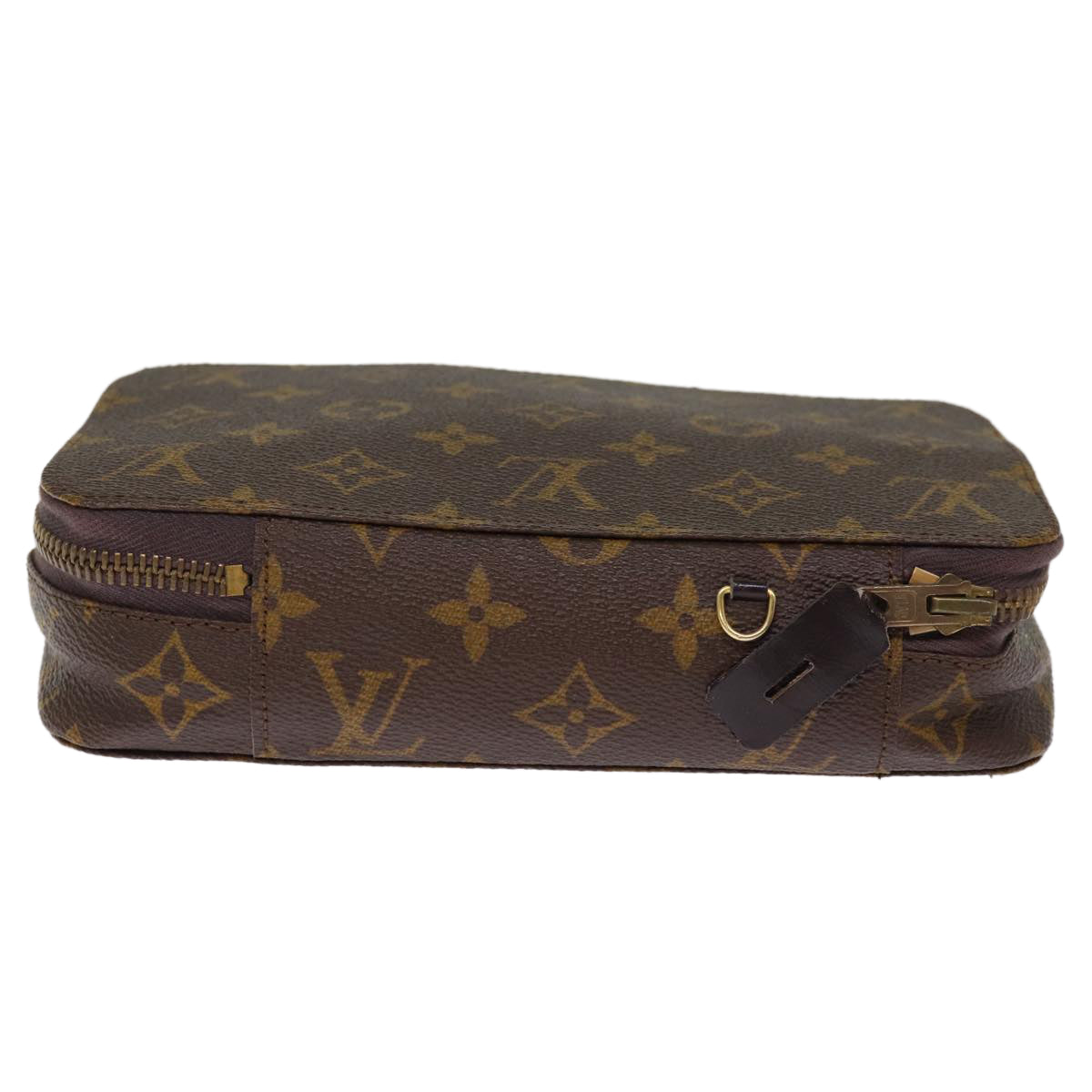 LOUIS VUITTON Monogram Poche Monte Carlo Jewelry Box M47352 LV 75681