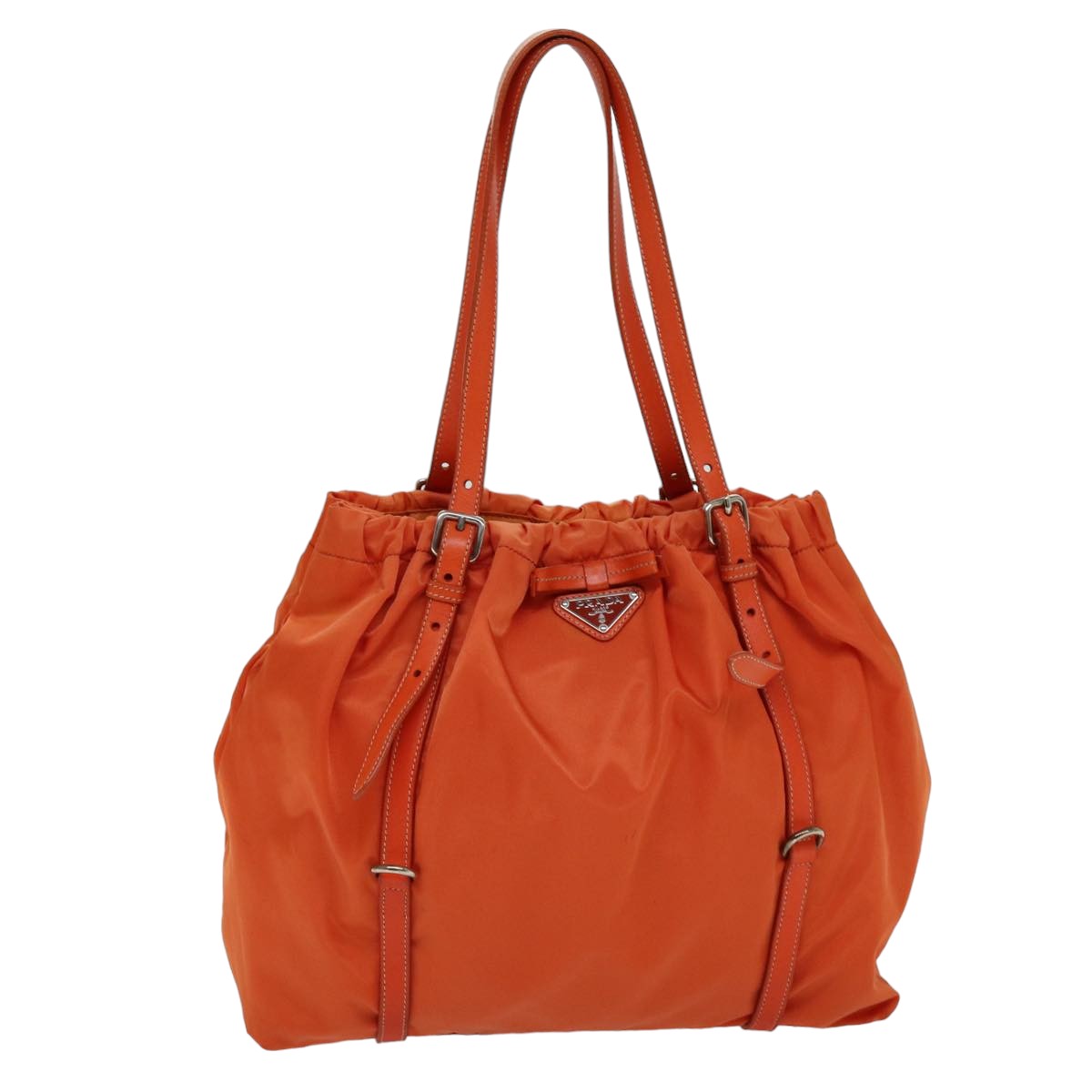 PRADA Tote Bag Nylon Orange 75692