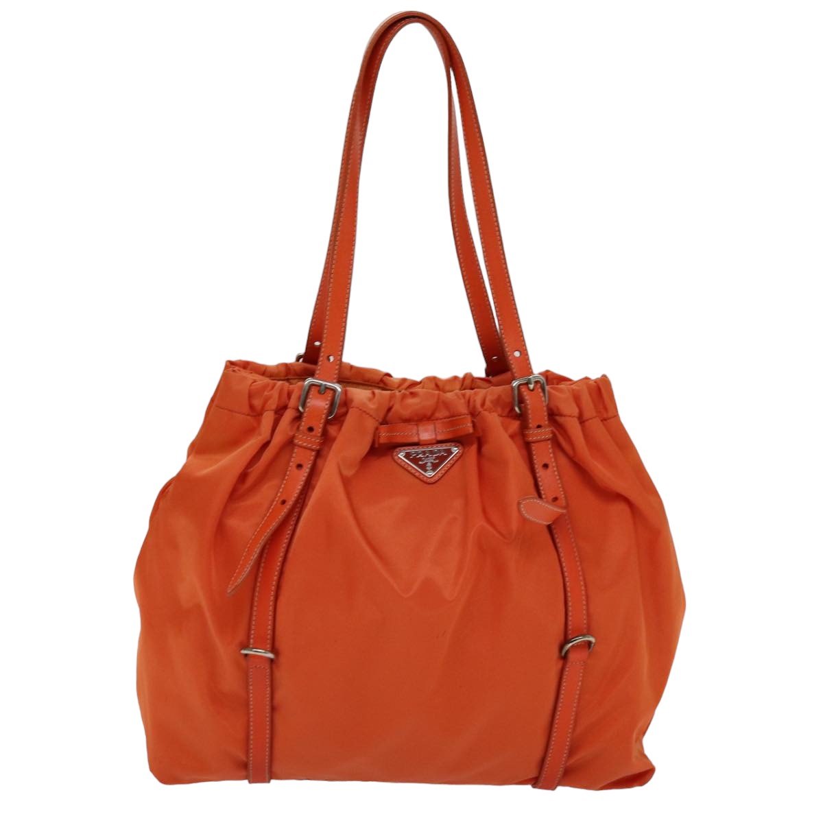 PRADA Tote Bag Nylon Orange 75692
