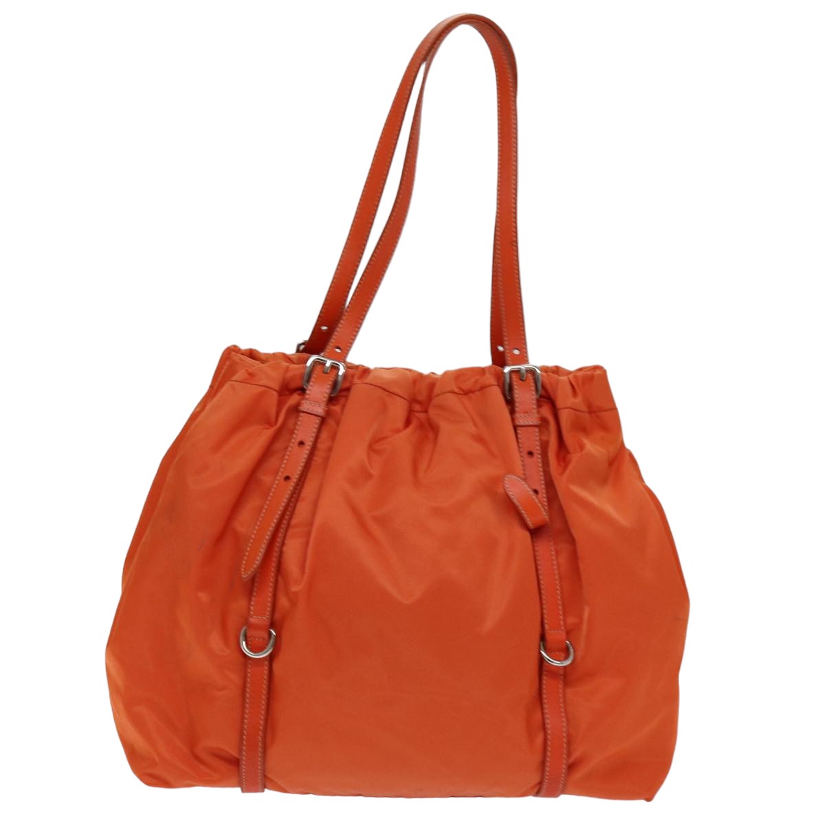 PRADA Tote Bag Nylon Orange 75692