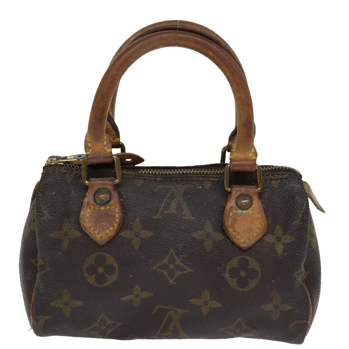 LOUIS VUITTON Monogram Mini Speedy Hand Bag M41534 LV 75706