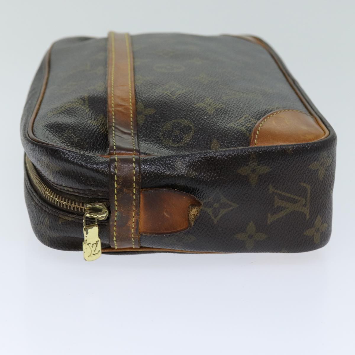 LOUIS VUITTON Monogram Compiegne 28 Clutch Bag M51845 LV 75717