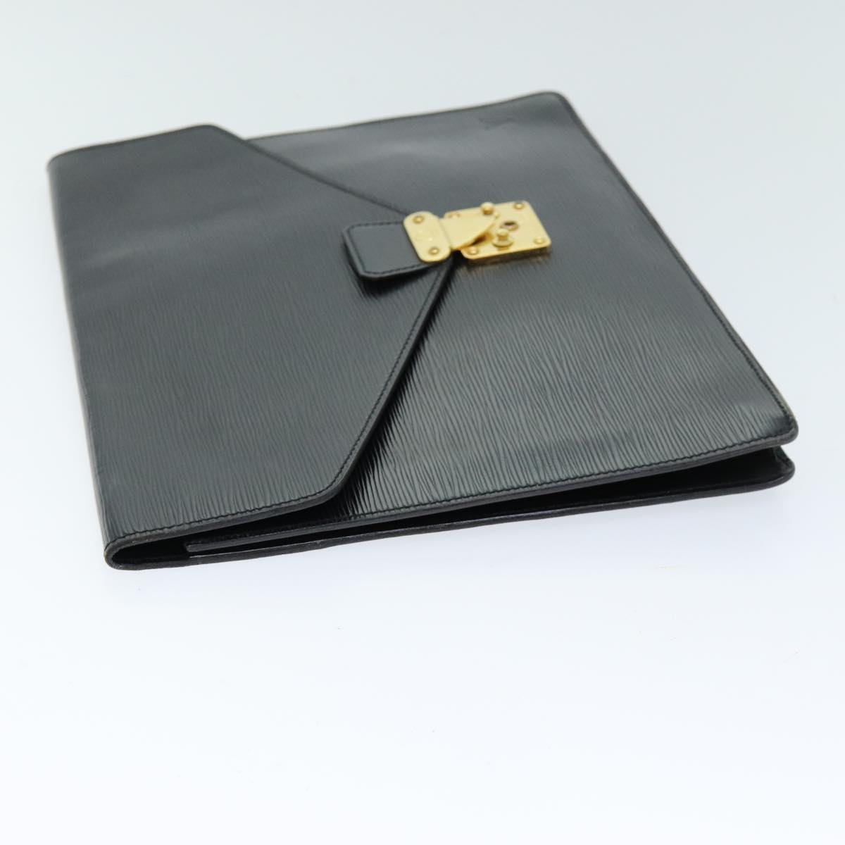 LOUIS VUITTON Epi Porte Documents Senateur Briefcase Black M54452 LV 75728