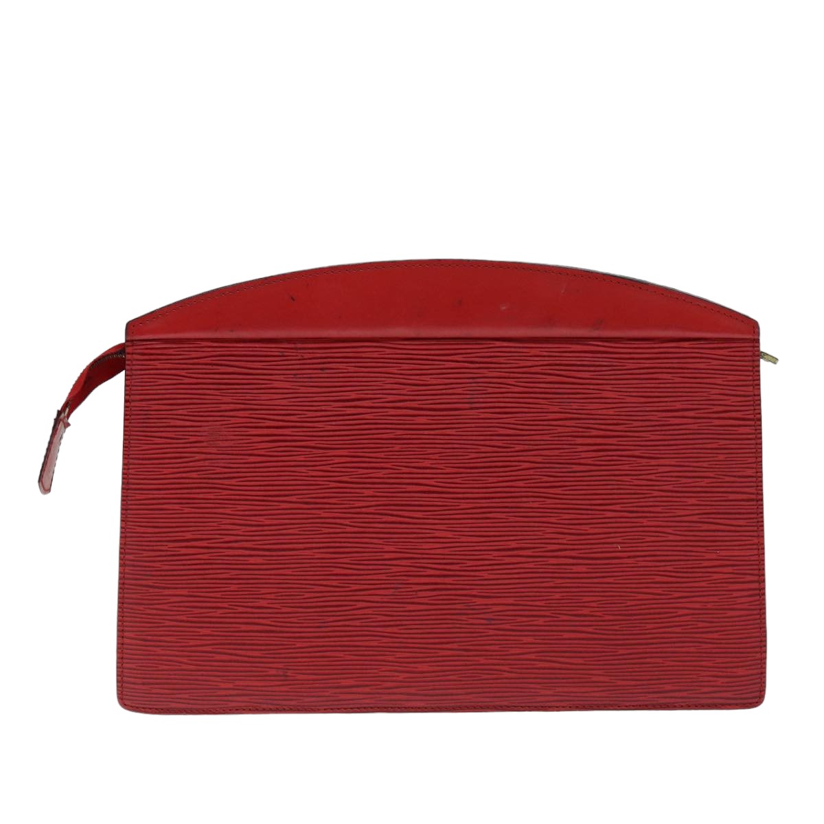 LOUIS VUITTON Epi Trousse Crete Clutch Bag Red M48407 LV 75731