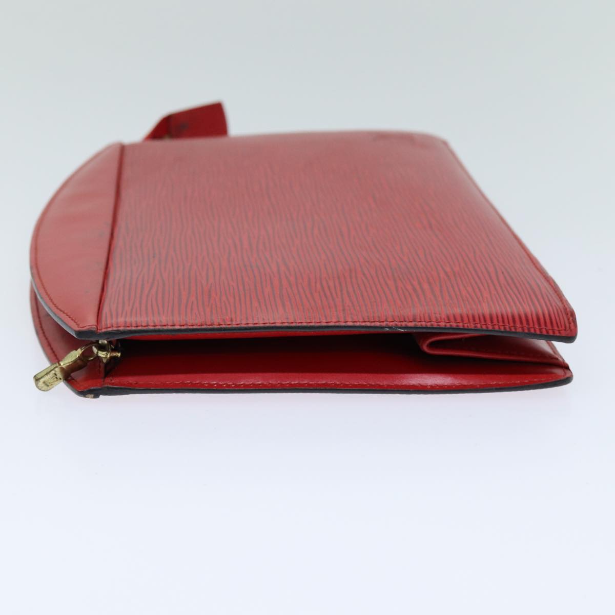 LOUIS VUITTON Epi Trousse Crete Clutch Bag Red M48407 LV 75731
