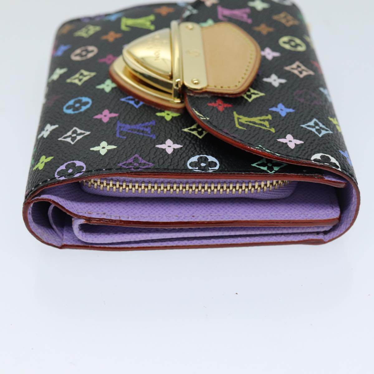 LOUIS VUITTON Multicolor Portefeuille Koala Wallet Black M58015 LV 75743A