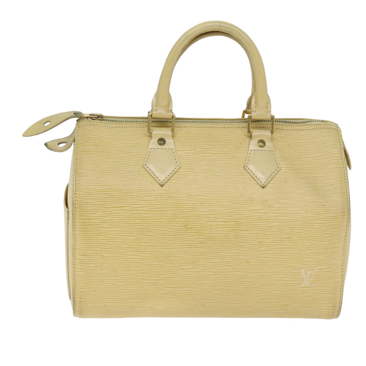 LOUIS VUITTON Epi Speedy 25 Hand Bag Vanilla M4301A LV 75748