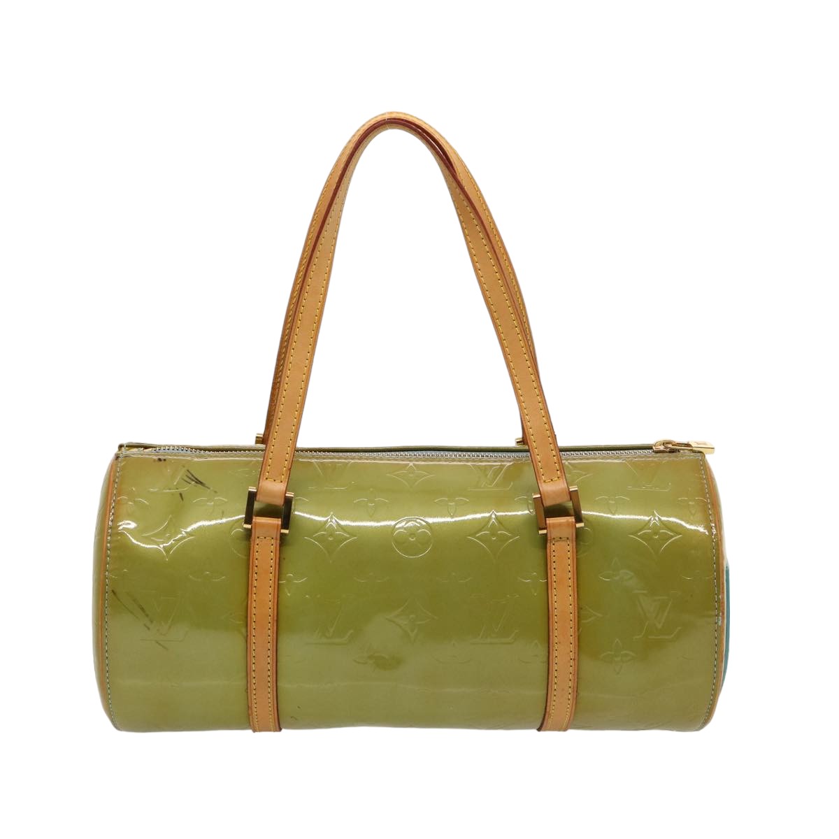 LOUIS VUITTON Monogram Vernis Bedford Hand Bag Baby Blue M91007 LV 75761