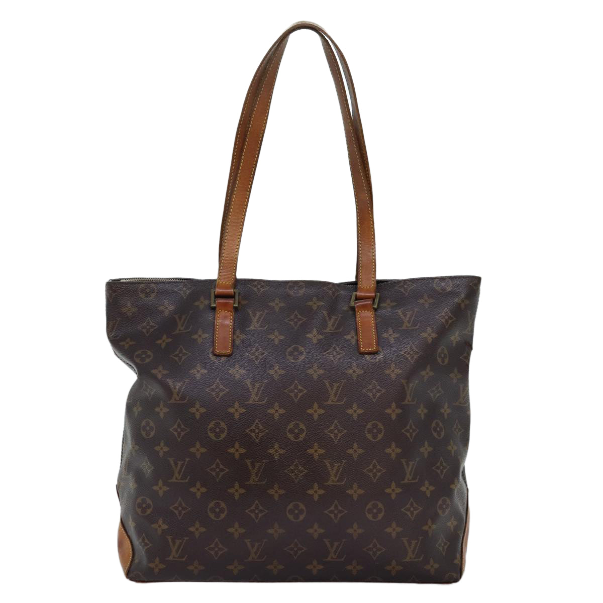 LOUIS VUITTON Monogram Cabas Mezzo Tote Bag M51151 LV 75776
