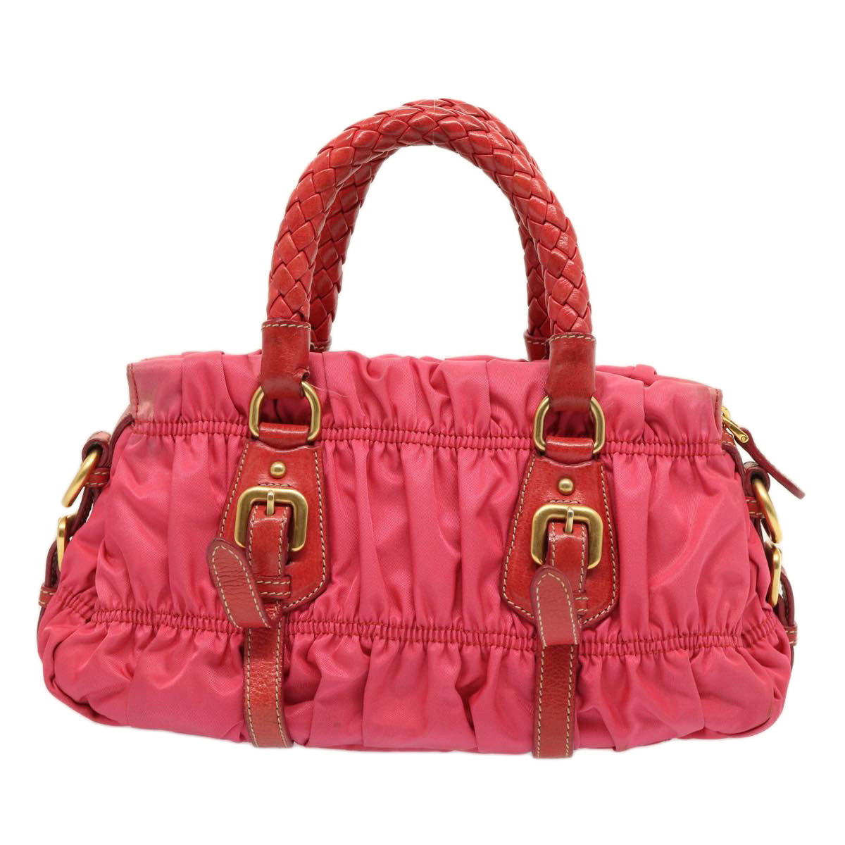 PRADA Hand Bag Nylon 2way Pink 75803