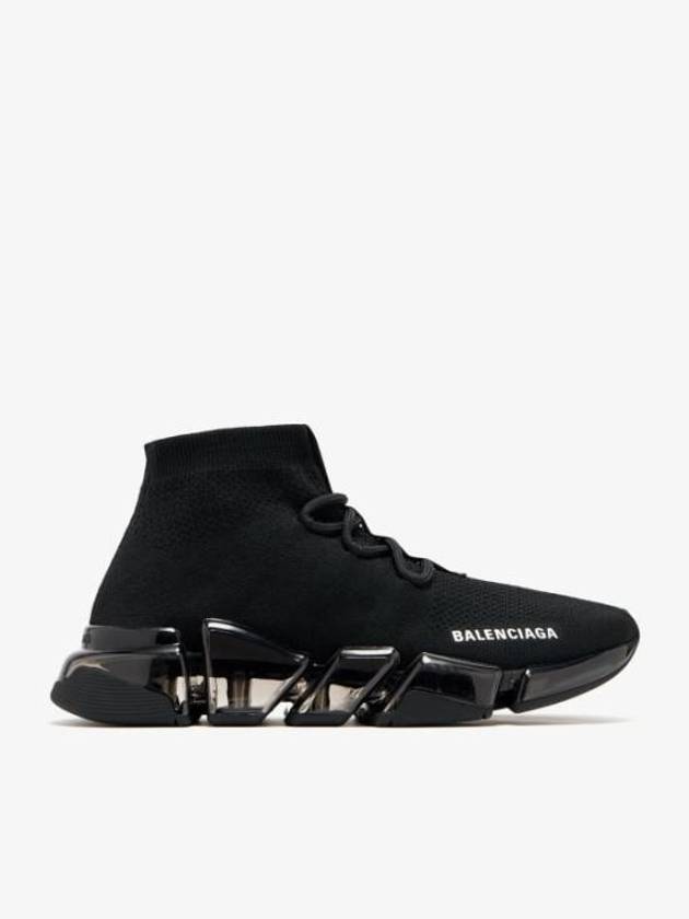 Balenciaga Speed 2.0 Lace-Up High-Top Sneakers Black
