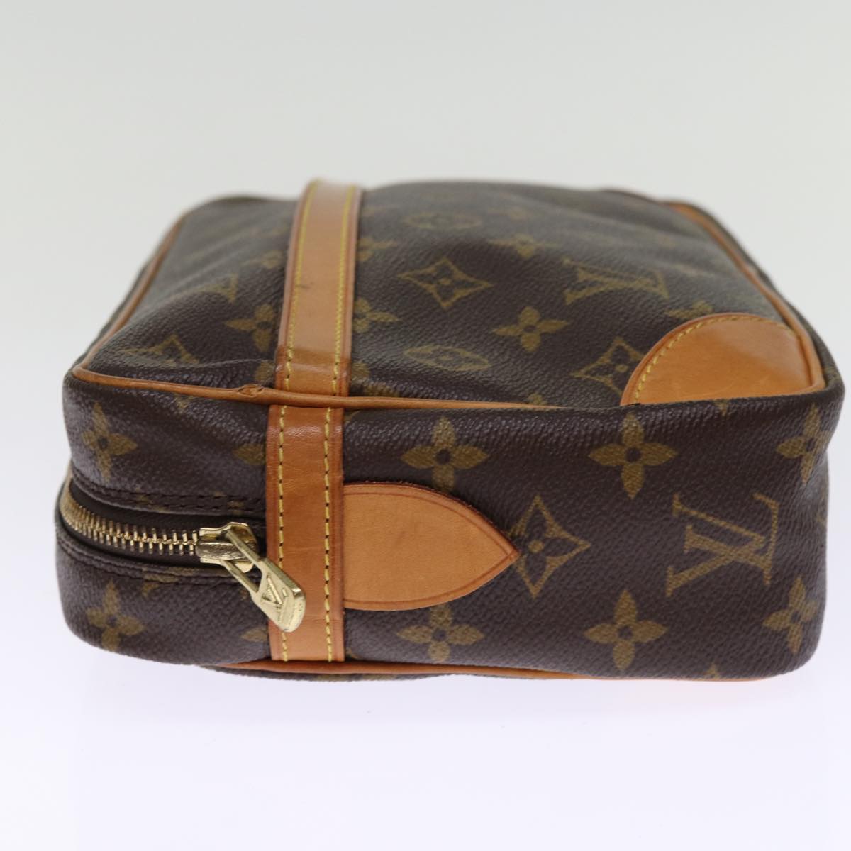 LOUIS VUITTON Monogram Compiegne 28 Clutch Bag M51845 LV 75855