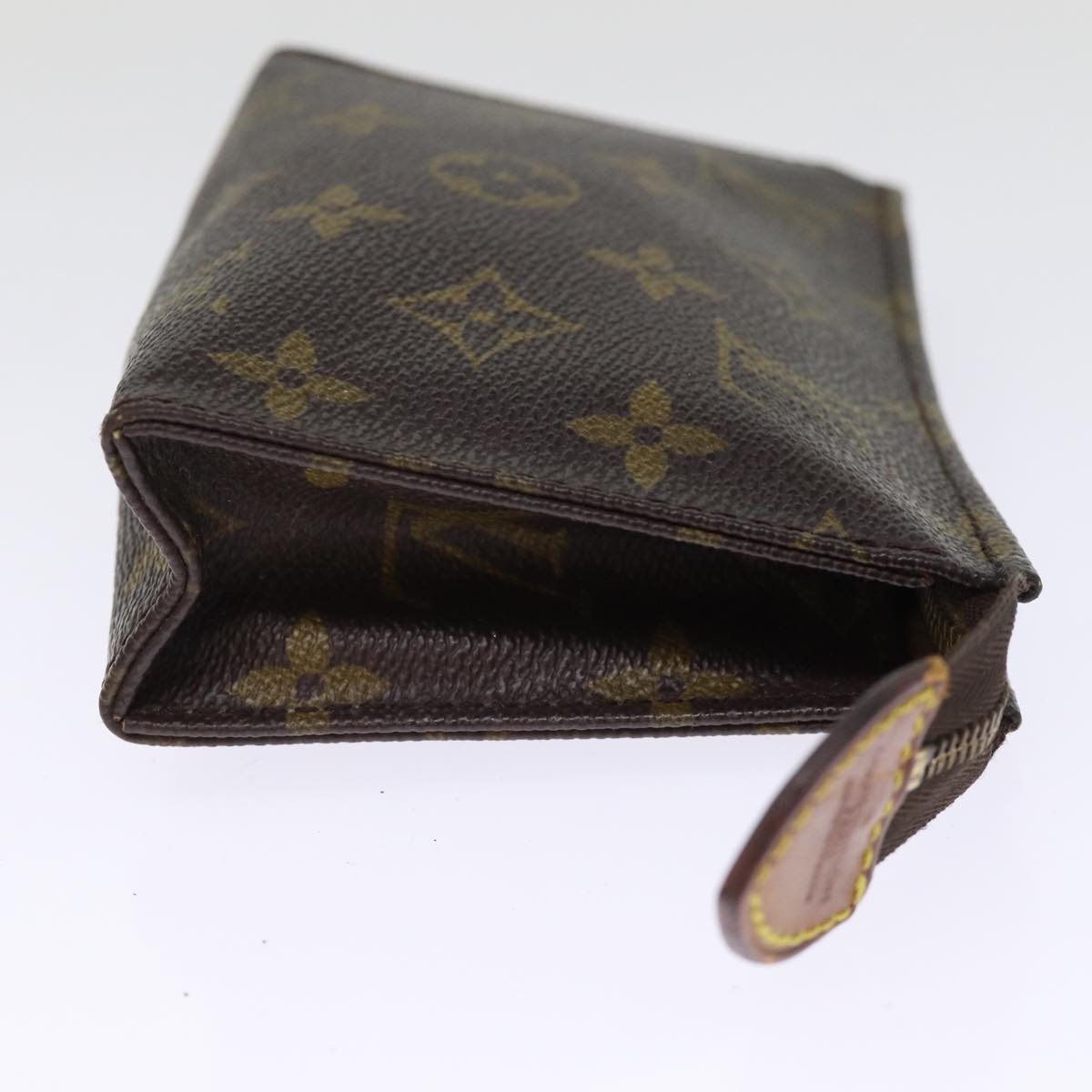 LOUIS VUITTON Monogram Poche Toilette 15 Pouch M47546 LV 75858