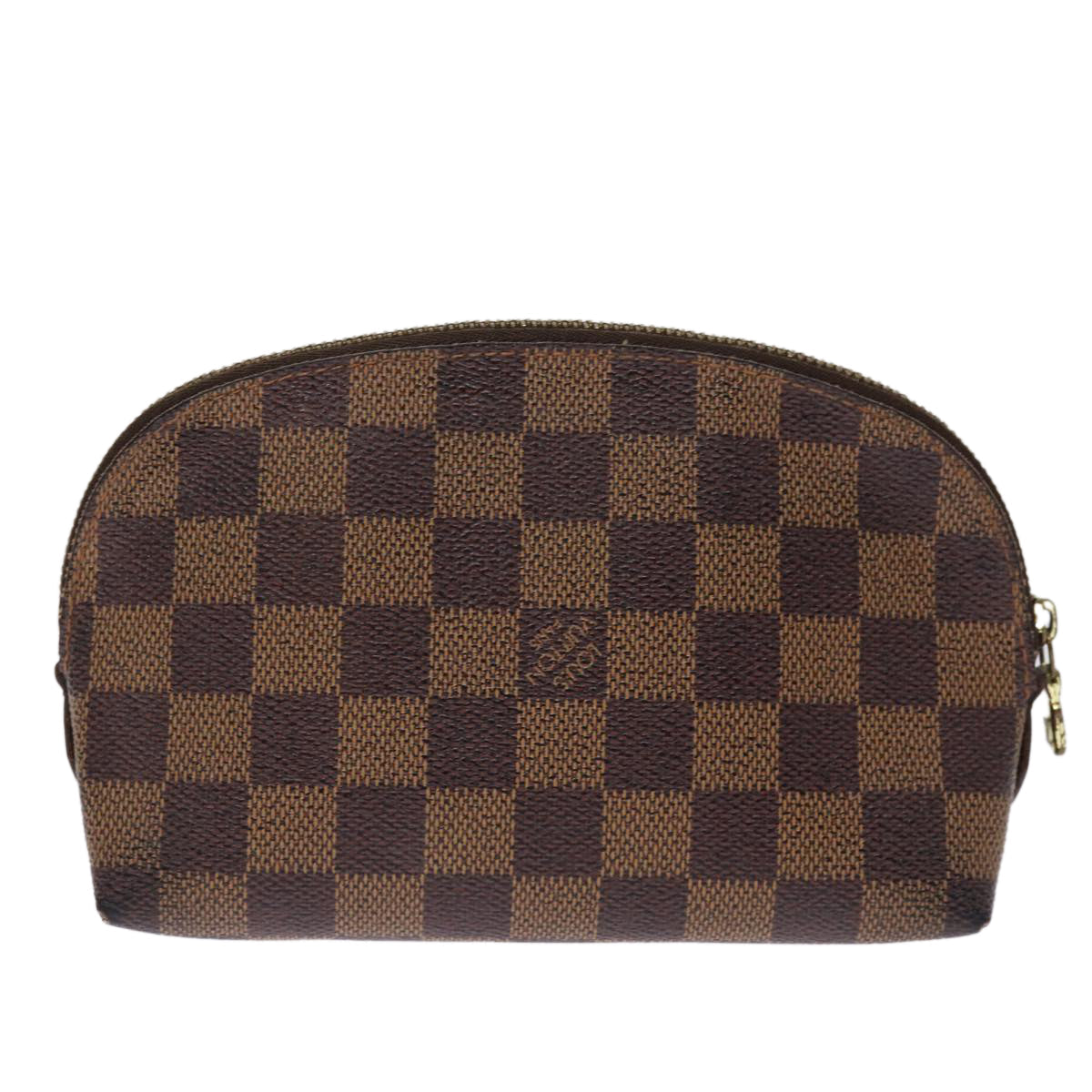 LOUIS VUITTON Damier Ebene Pochette Cosmetic PM Pouch N47516 LV 75870