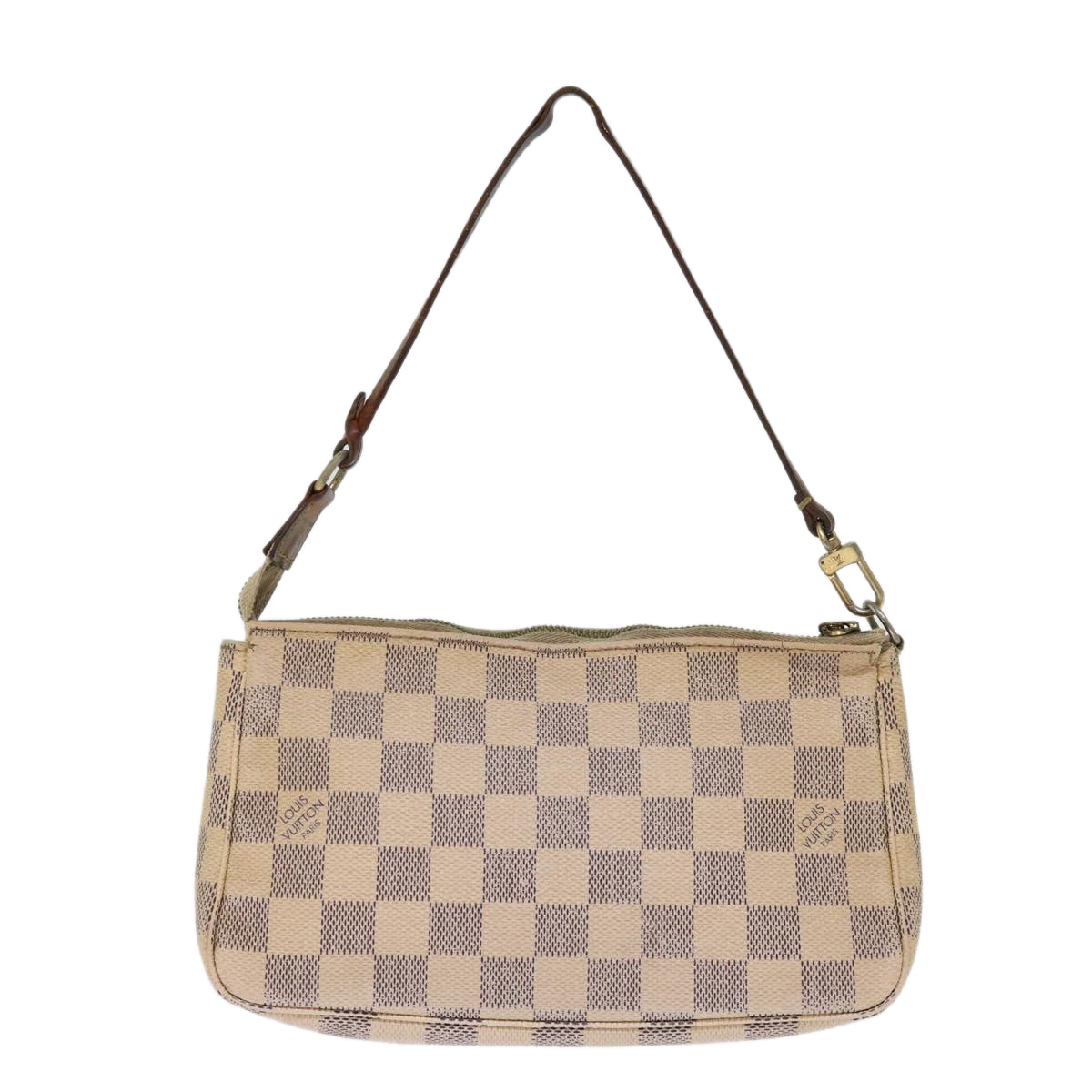 LOUIS VUITTON Damier Azur Pochette Accessoires Pouch N51986 LV 75871