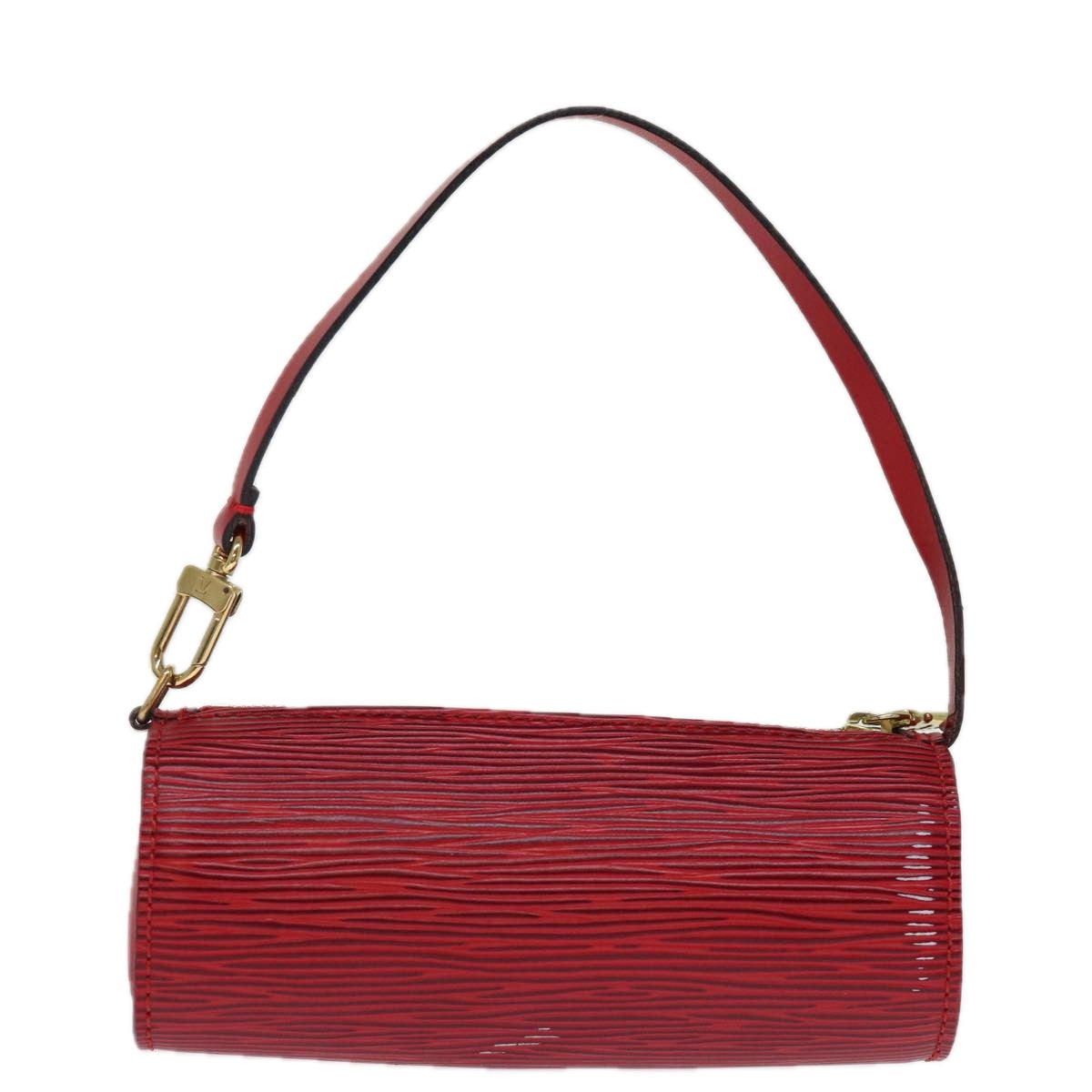 LOUIS VUITTON Epi Soufflot Pouch Accessory Pouch Red LV 75877