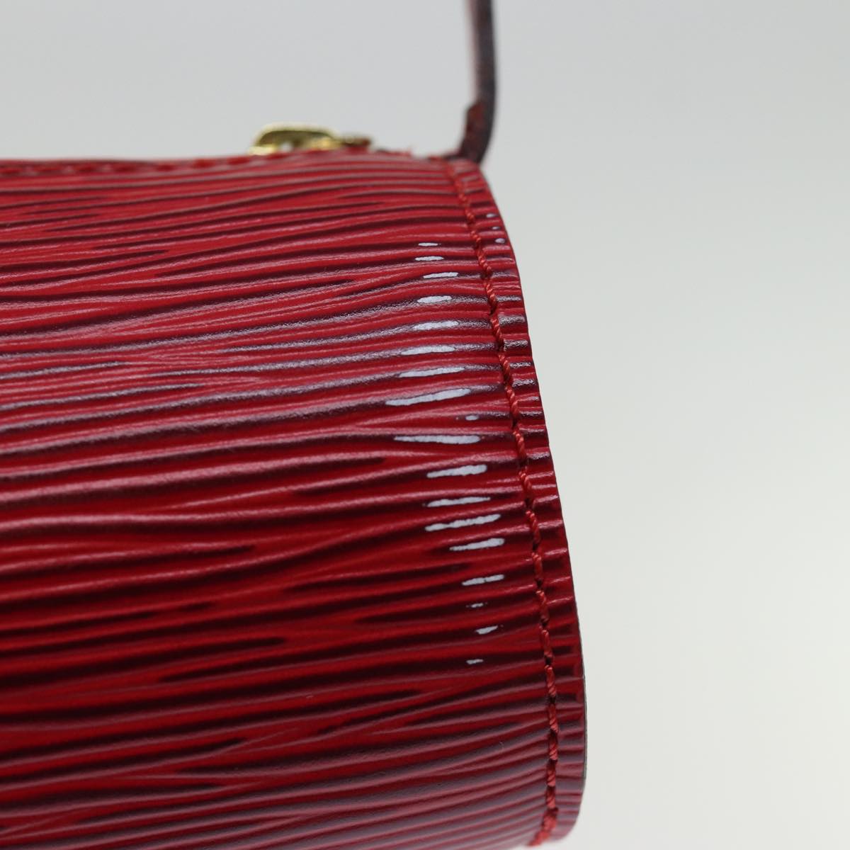 LOUIS VUITTON Epi Soufflot Pouch Accessory Pouch Red LV 75877