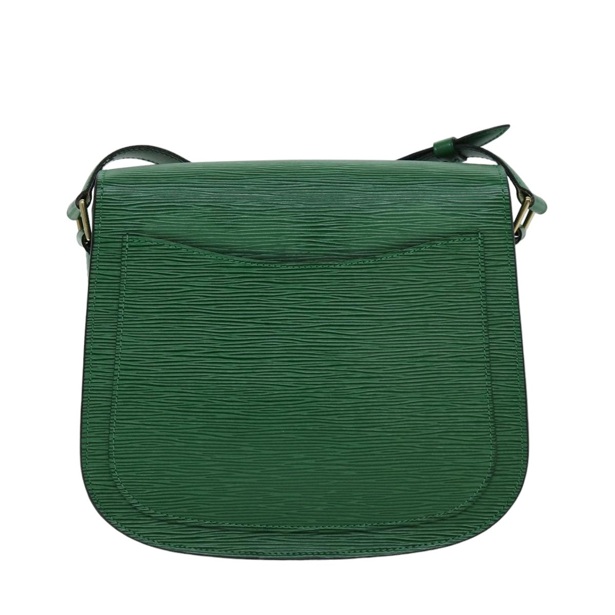 LOUIS VUITTON Epi Saint Cloud GM Shoulder Bag Green M52194 LV 75878
