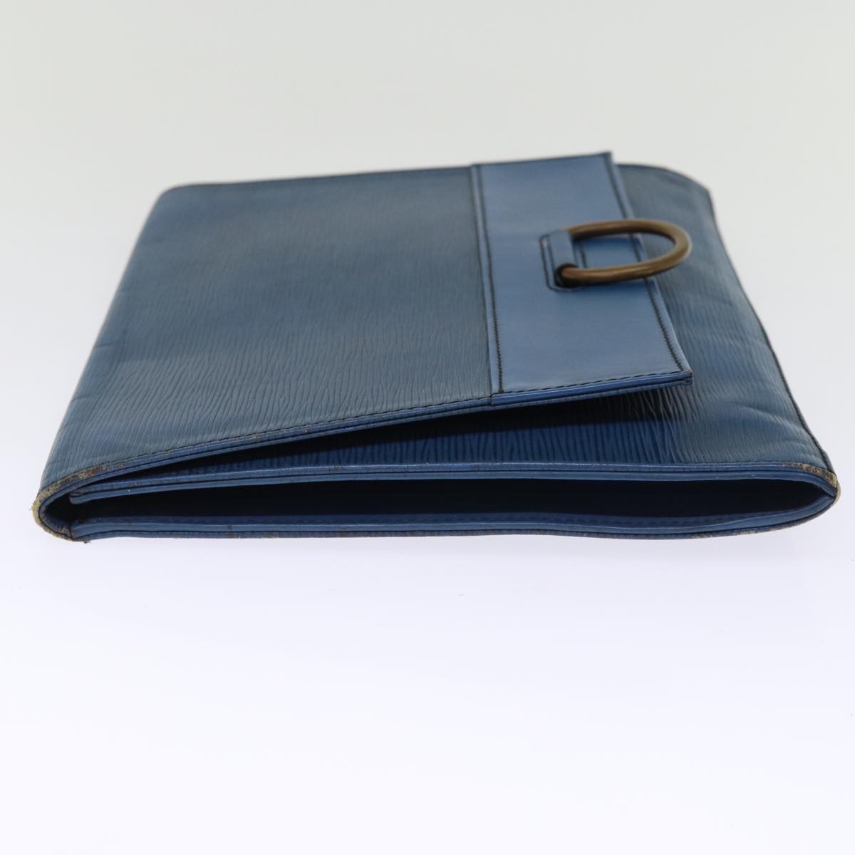LOUIS VUITTON Epi Jena Clutch Bag Blue M52715 LV 75880
