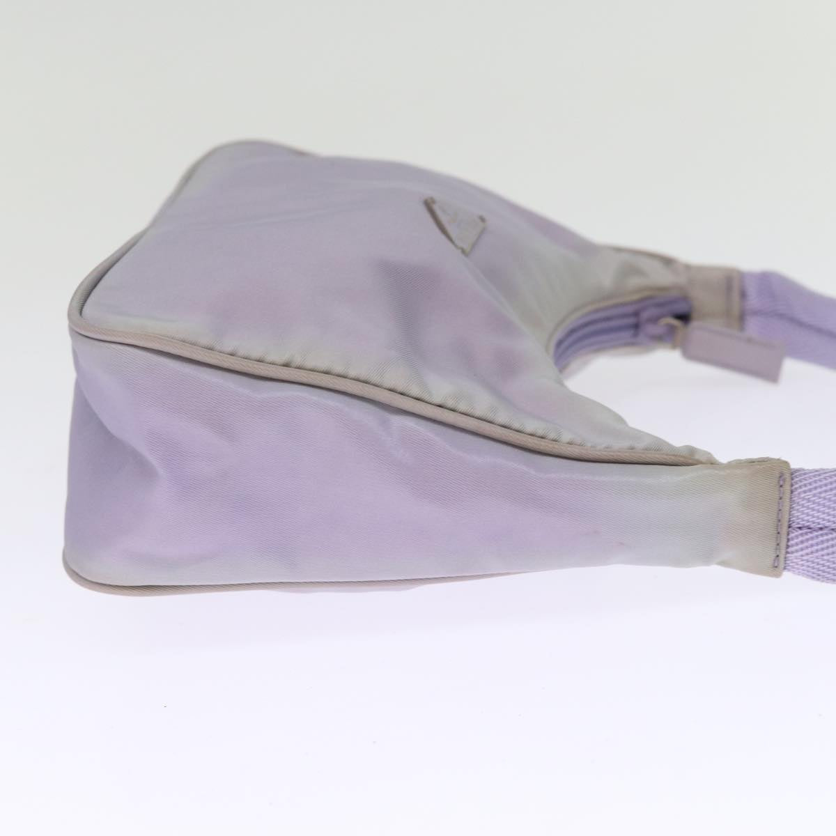 PRADA Hand Bag Nylon Purple 75888