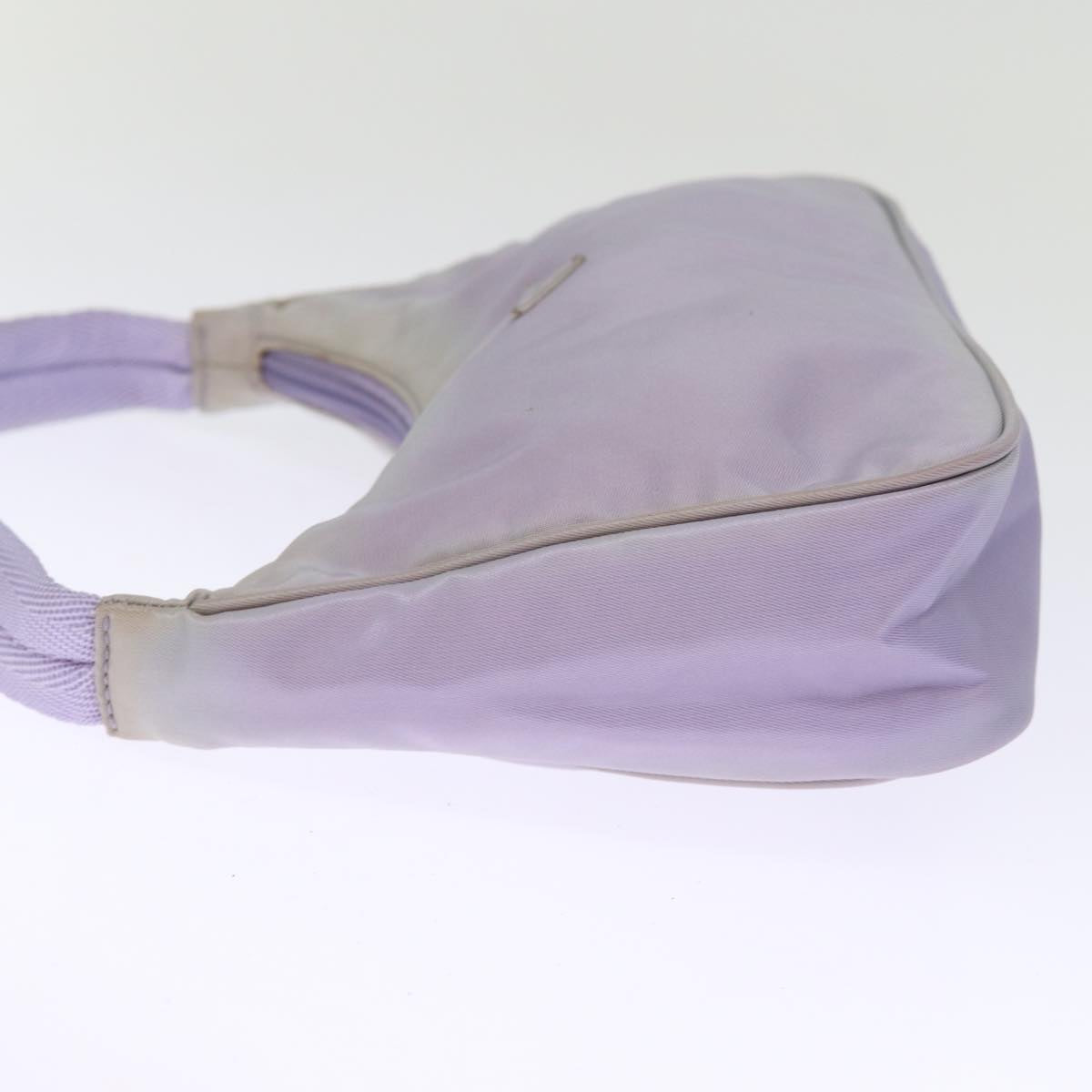 PRADA Hand Bag Nylon Purple 75888