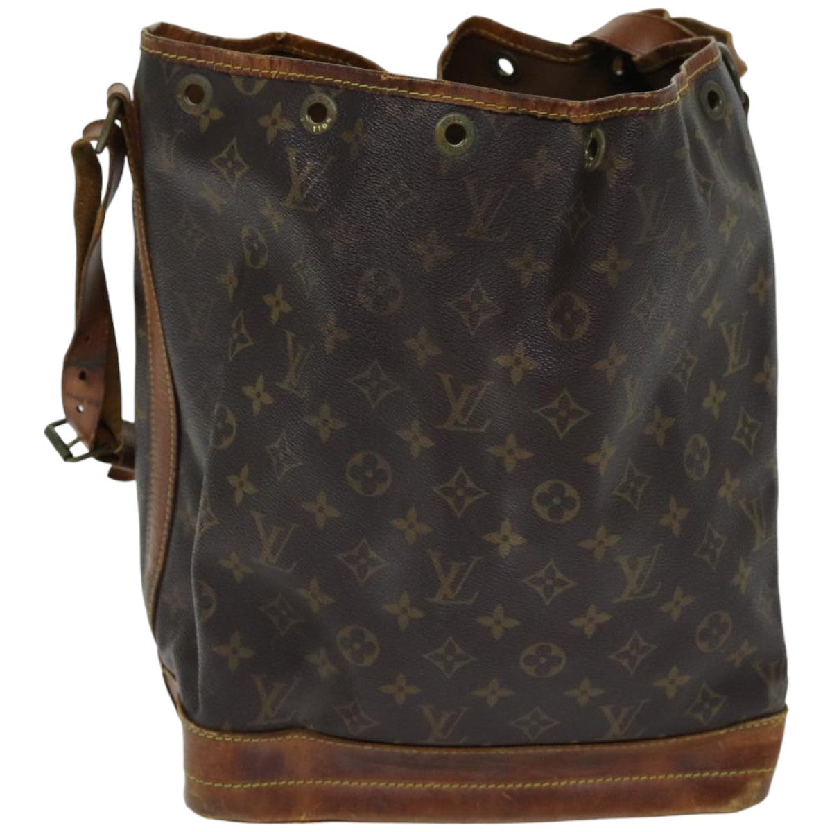 LOUIS VUITTON Monogram Noe Shoulder Bag M42224 LV 75910
