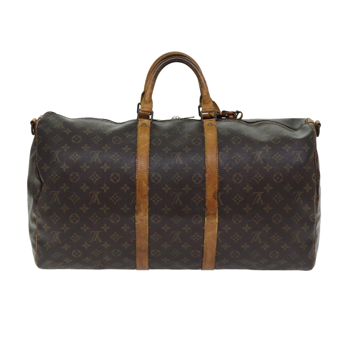 LOUIS VUITTON Monogram Keepall Bandouliere 50 Boston Bag M41416 LV 75919