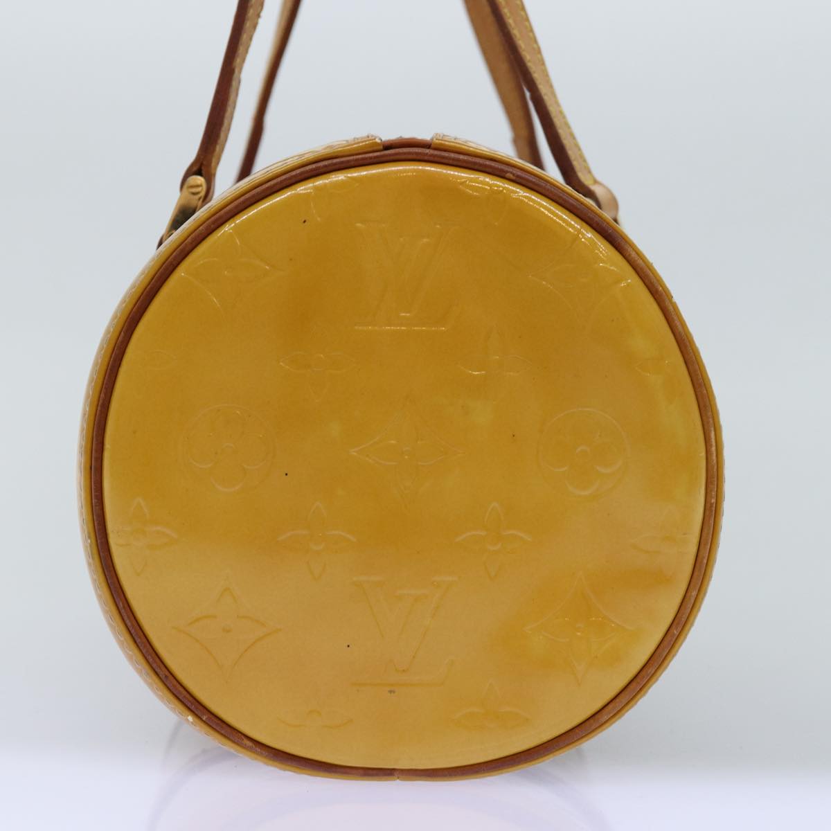 LOUIS VUITTON Monogram Vernis Bedford Hand Bag Beige M91006 LV 75926
