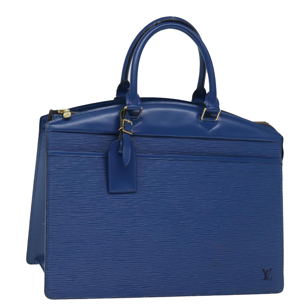 LOUIS VUITTON Epi Riviera Hand Bag Blue M48185 LV 75931
