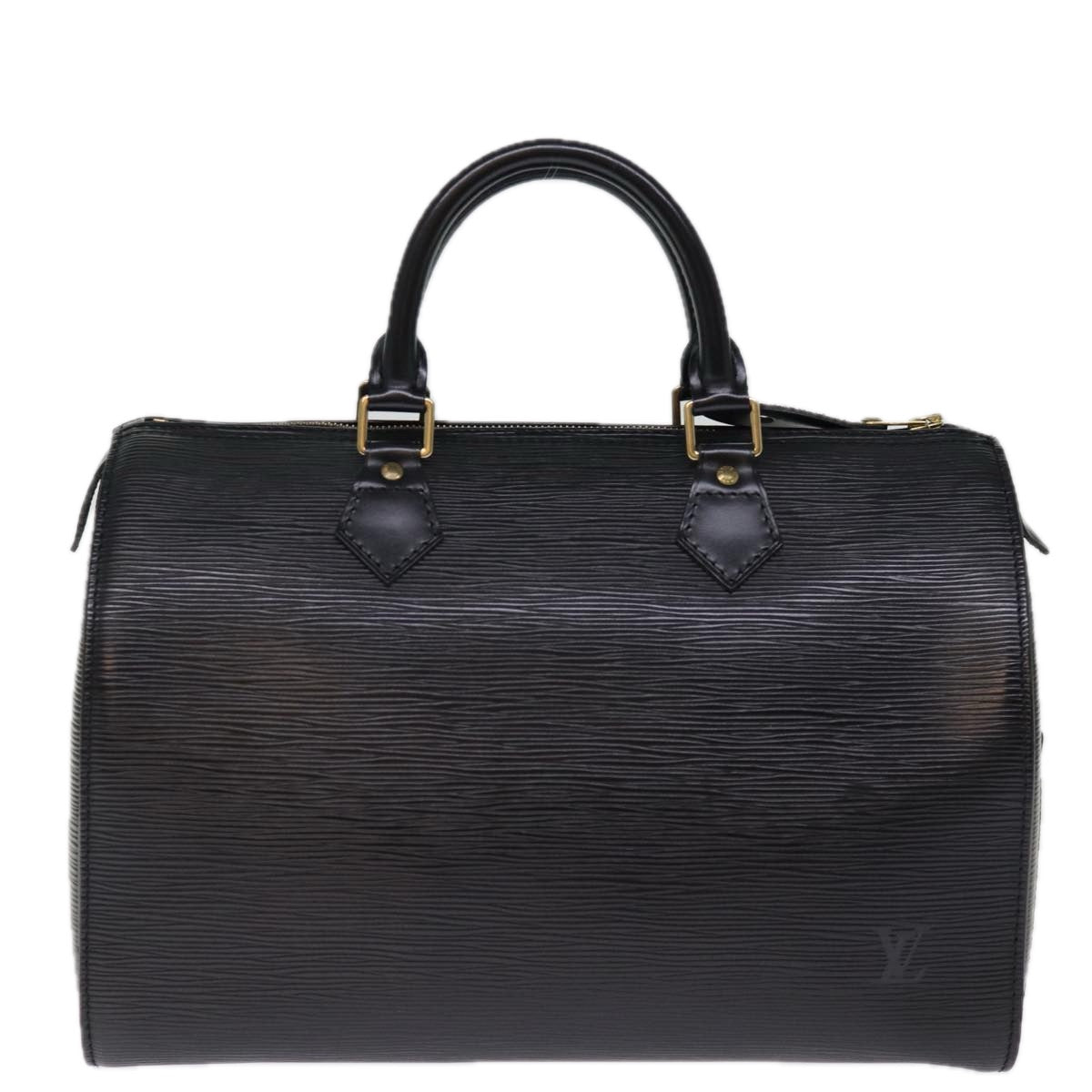 LOUIS VUITTON Epi Speedy 30 Hand Bag Noir Black M43002 LV 75933