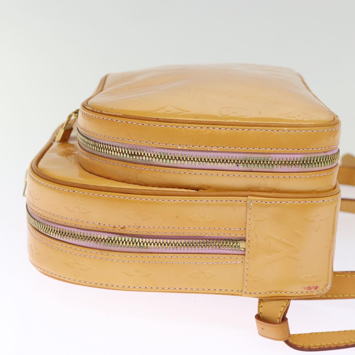 LOUIS VUITTON Monogram Vernis Marley Backpack Marshmallow Pink M91039 75935
